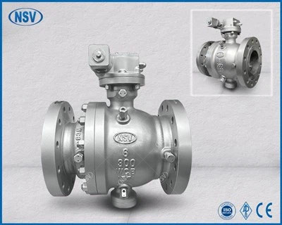 Kabòn Steel Trunnion monte Valv boul